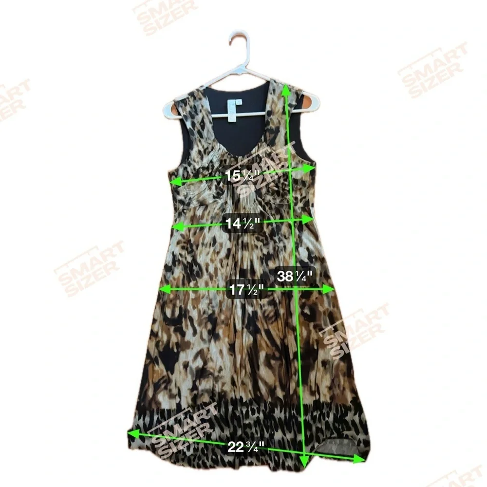 Emma & Michele Animal Print Midi Dress - Picture 5 of 5